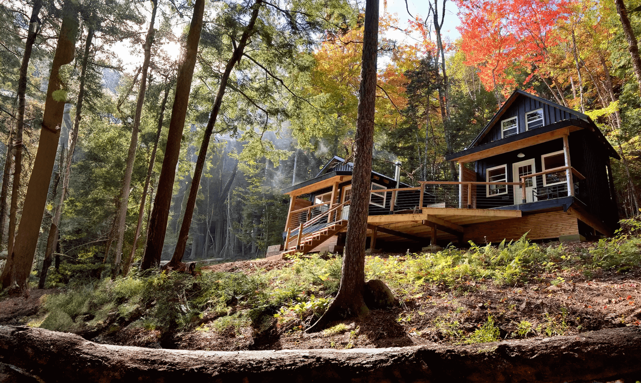 Illustration of Luxury Off Grid Rentals Close Hike Trails