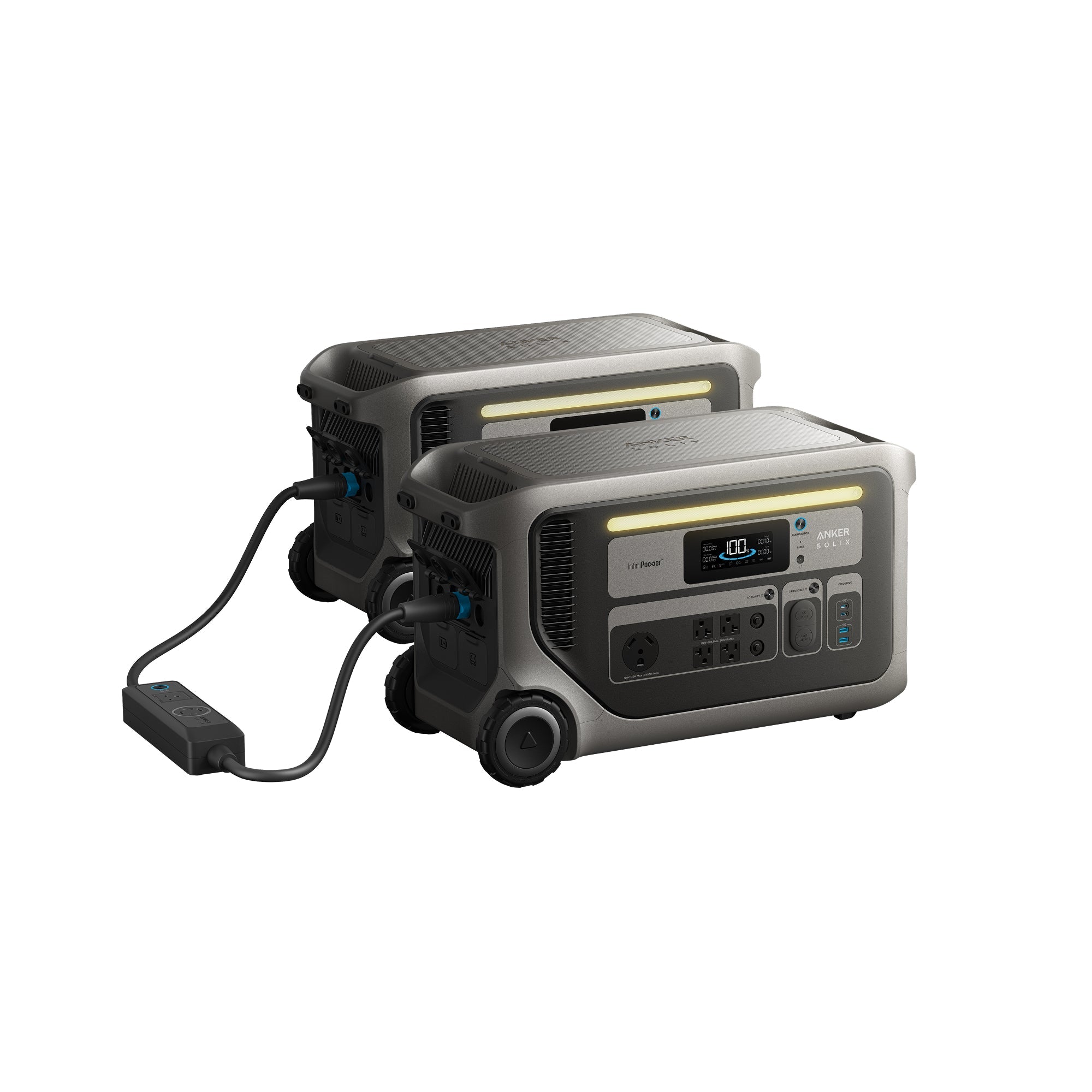 Anker SOLIX F3000 x2 Bundle With Double Power Hub – The Cabin Depot Anker SOLIX F3000 x2 Bundle With Double Power Hub – The Cabin Depot