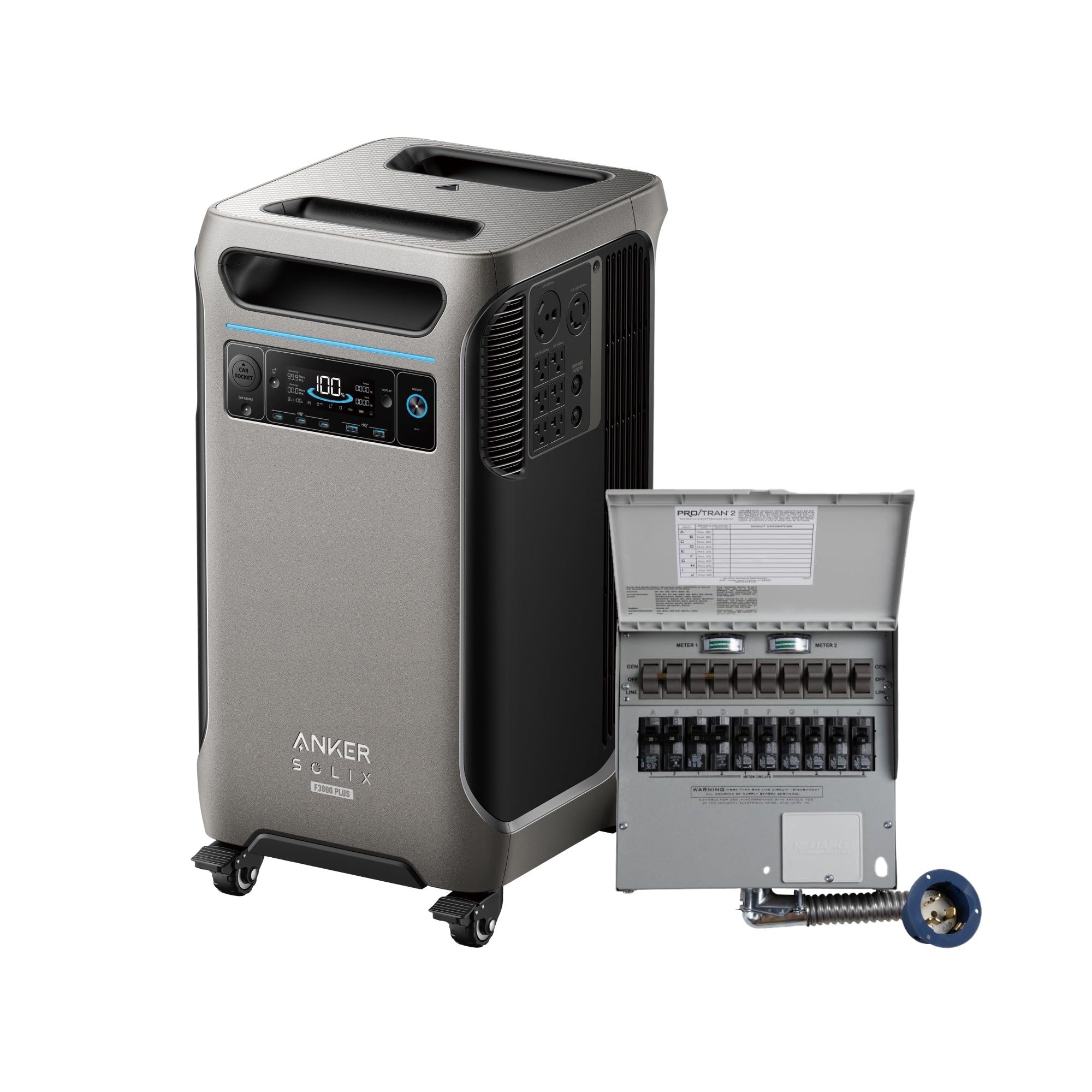 Anker SOLIX F3800 Plus Bundle With Transfer Switch Kit – The Cabin