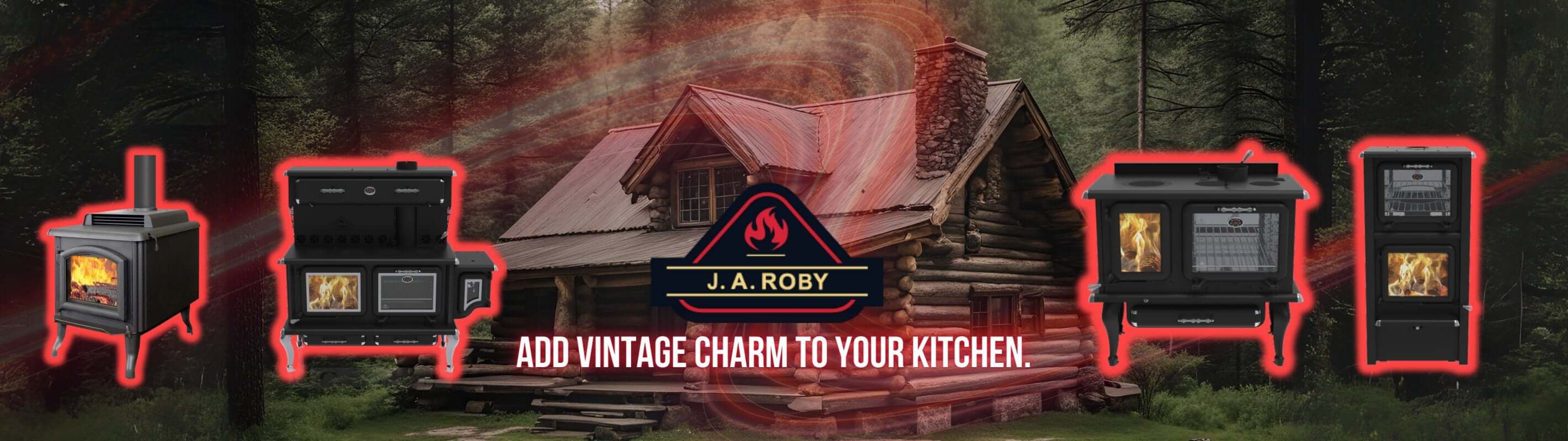 J.A. Roby Wood Stove in Canada for Off-Grid Heating