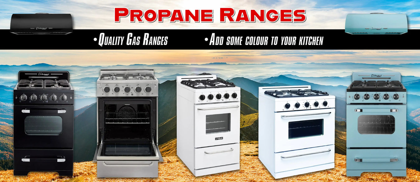 Unique Propane Ranges and Range Hoods | The Cabin Depot