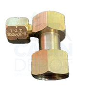 Cinderella® - G 1/4 LH - G 1/2 Latón 90º NPT - Hembra