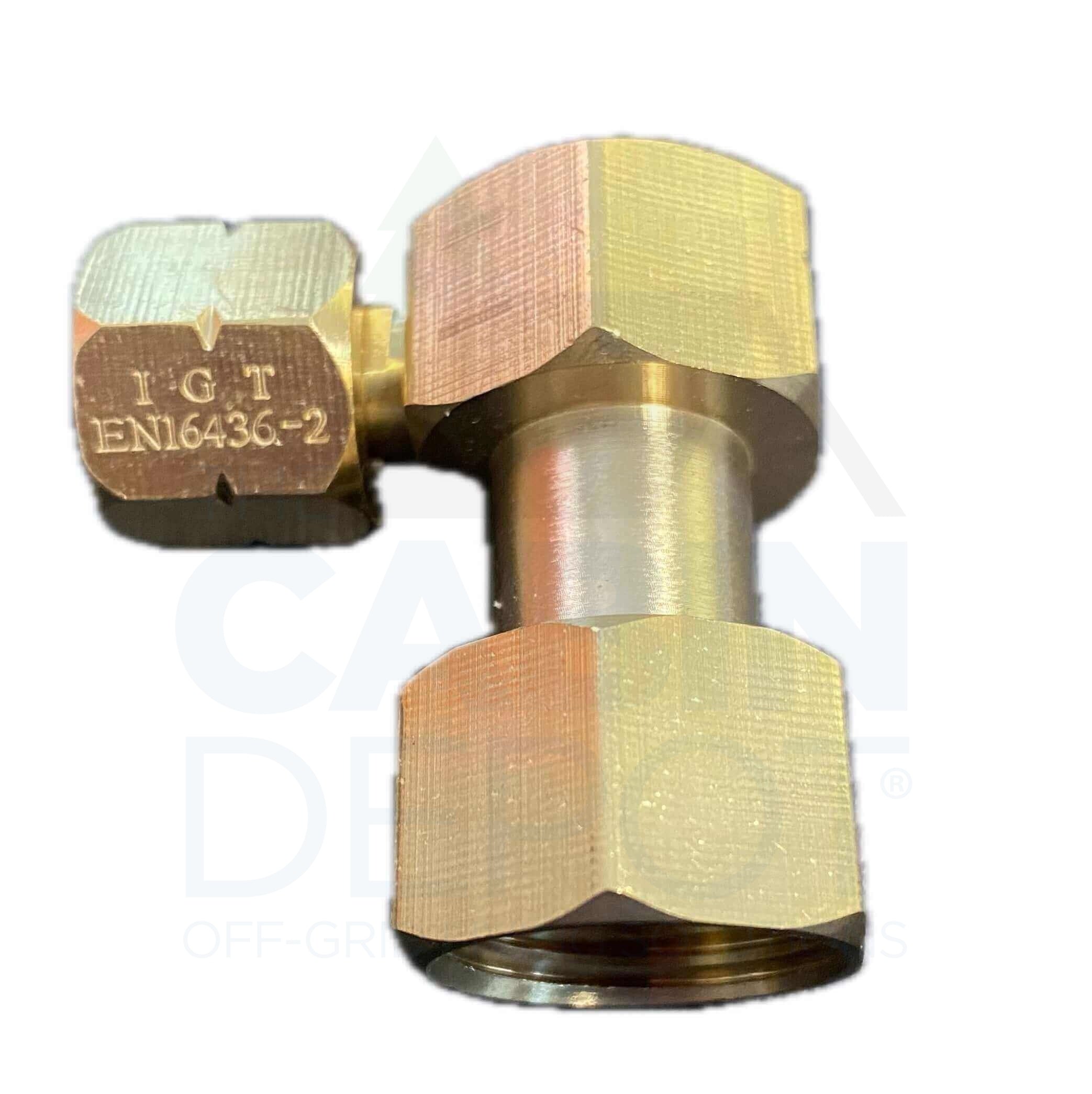 Cinderella® - G 1/4 LH - G 1/2 Laiton 90º NPT - Femelle