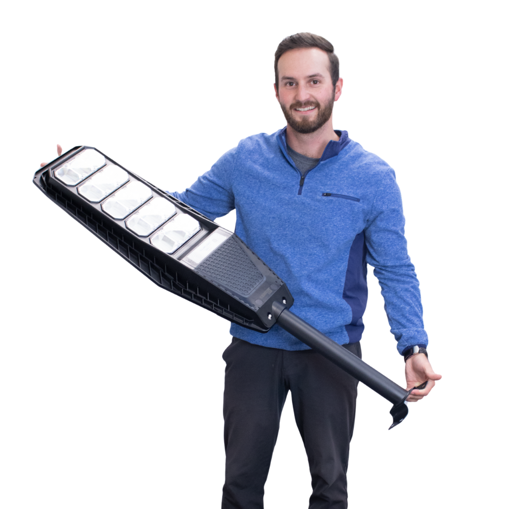 KEDRON® Lampe de rue solaire 300W