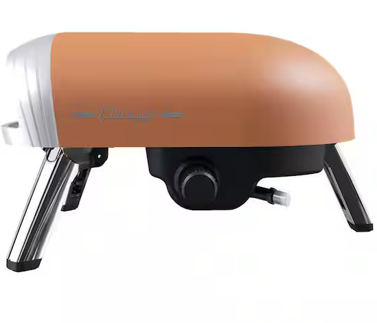 Four à pizza rétro classique unique de 40 cm, couleur orange