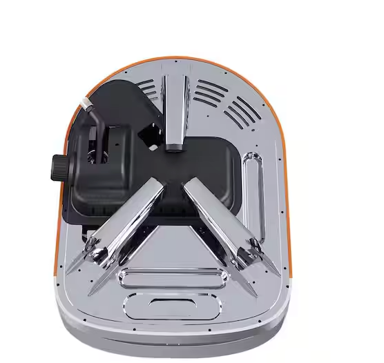 Four à pizza rétro classique unique de 40 cm, couleur orange