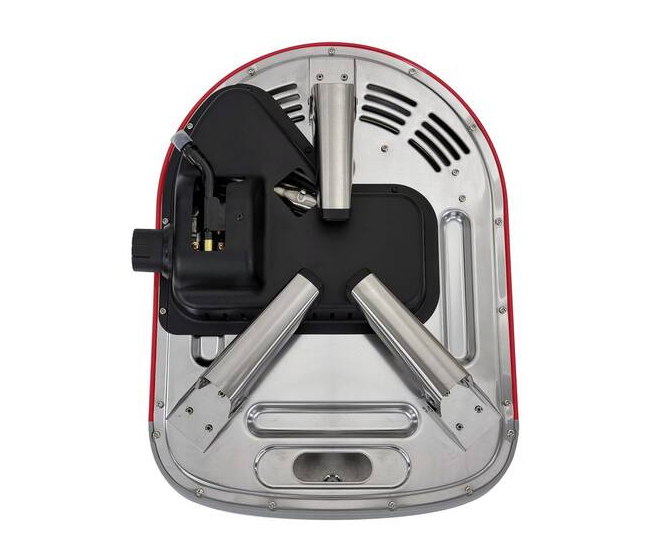 Four à pizza rétro classique unique de 40 cm, rouge