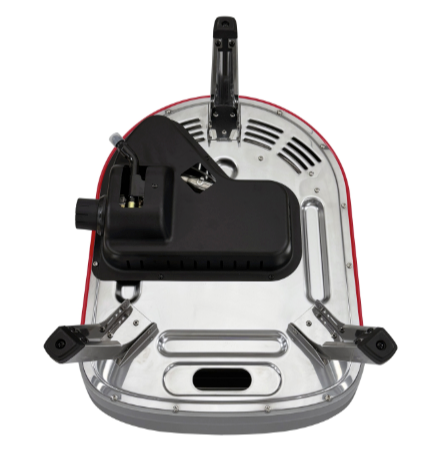 Four à pizza rétro classique unique de 40 cm, rouge