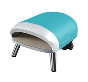 Four à pizza rétro classique unique de 30 cm, couleur bleu sarcelle