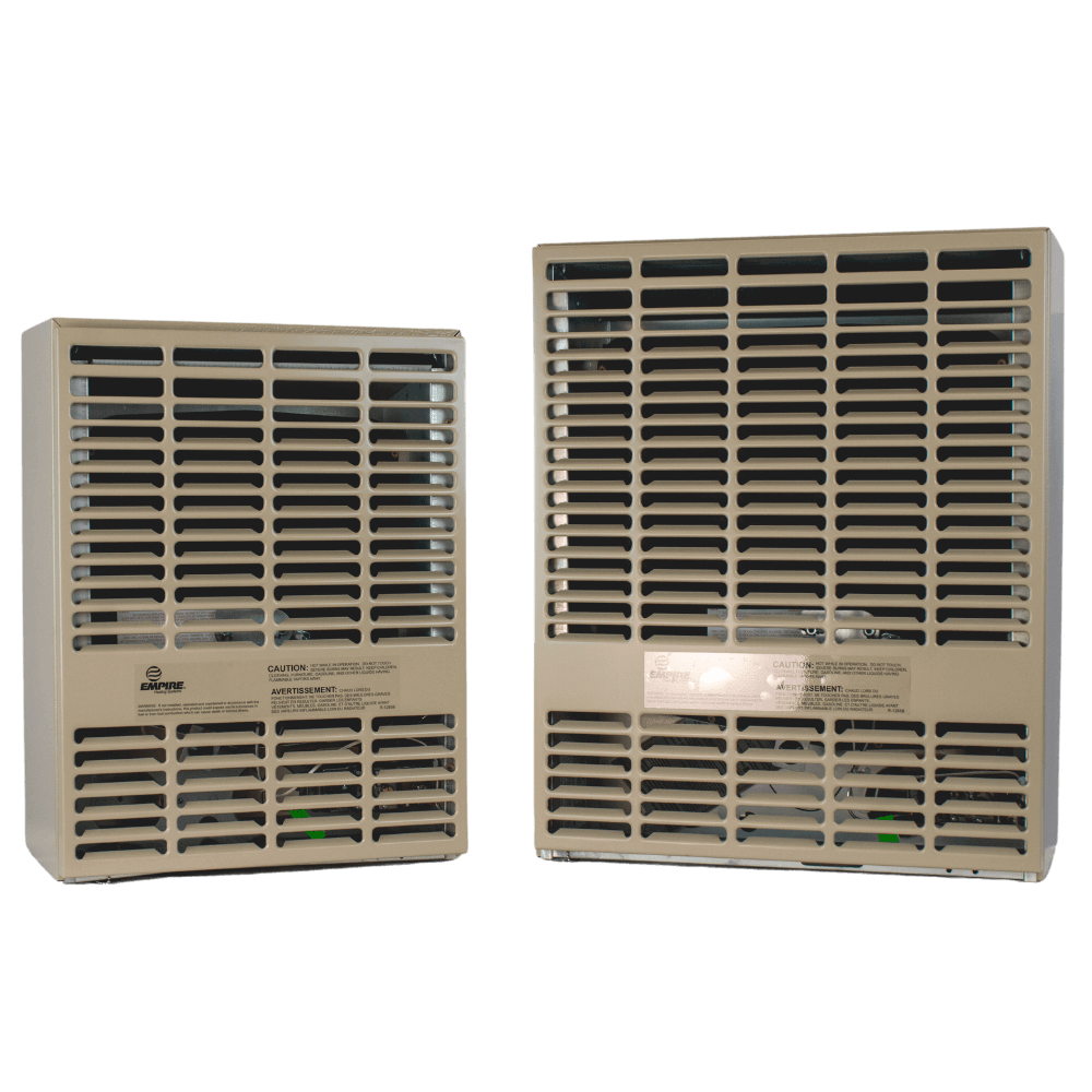 Empire 15,000 BTU Propane Heater available at Cabin Depot, featuring direct vent design, UL Certified, ideal for small spaces.