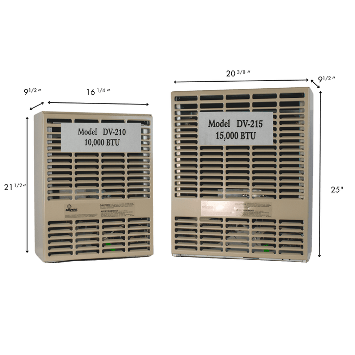 Empire Propane Direct Vent Heater DV215S 15000 Btu | Heating