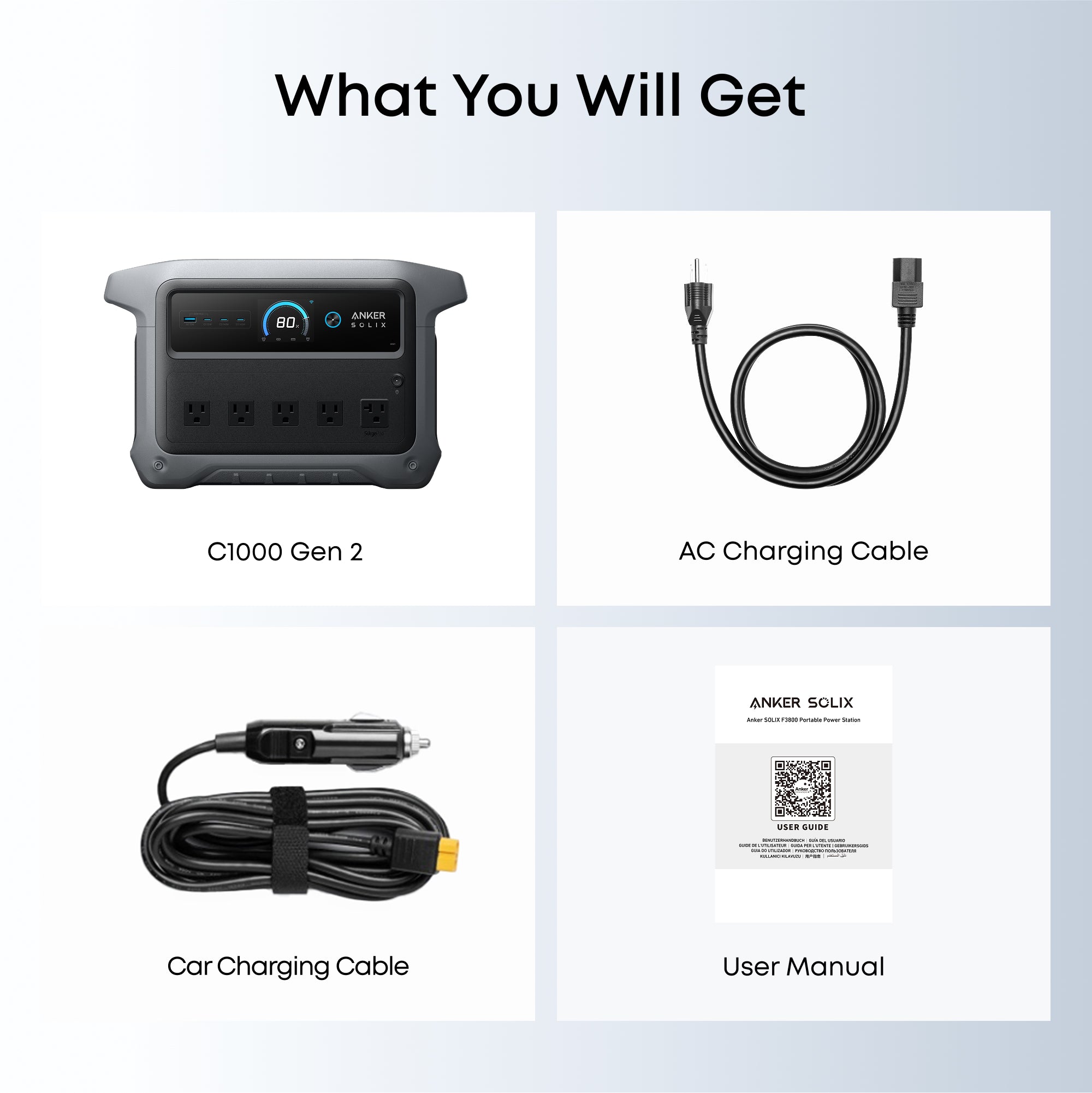 Anker SOLIX C1000 Gen2 2000W 1024Wh Power Station – The Cabin Depot