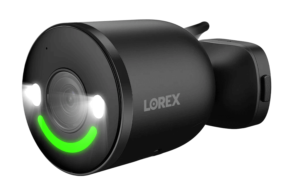 Lorex 4K Spotlight Wi-Fi Camera, perfect for indoor/outdoor surveillance, available at Cabin Depot. Features smart detection and two-way talk.