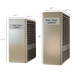 Empire Propane Direct Vent Heater models DV210 10,000 Btu and DV215 15,000 Btu with dimensions shown.