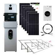 Complete Cabin Solution - EG4 6000 XP Solar Power Kit for Off-Grid Living from Cabin Depot with Panels, Cables, and Mounting Equipment.