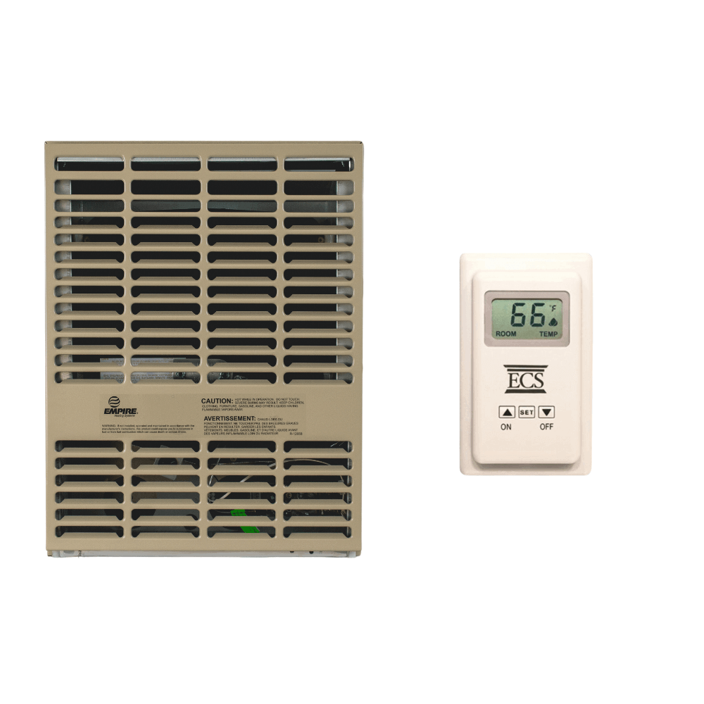 Empire 10,000 BTU Direct Vent Propane Heater with thermostat - Cabin Depot