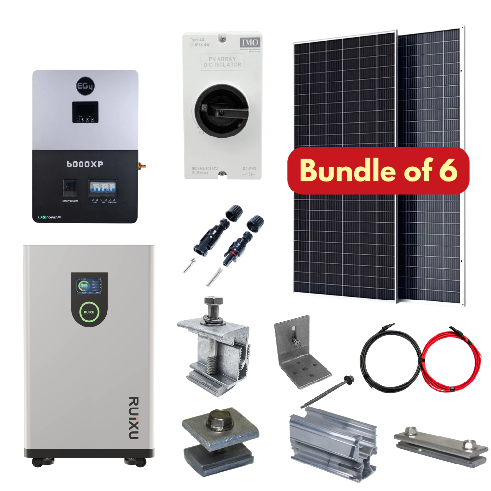 EG4 6,000XP Inverter + RUiXU Battery Bundle