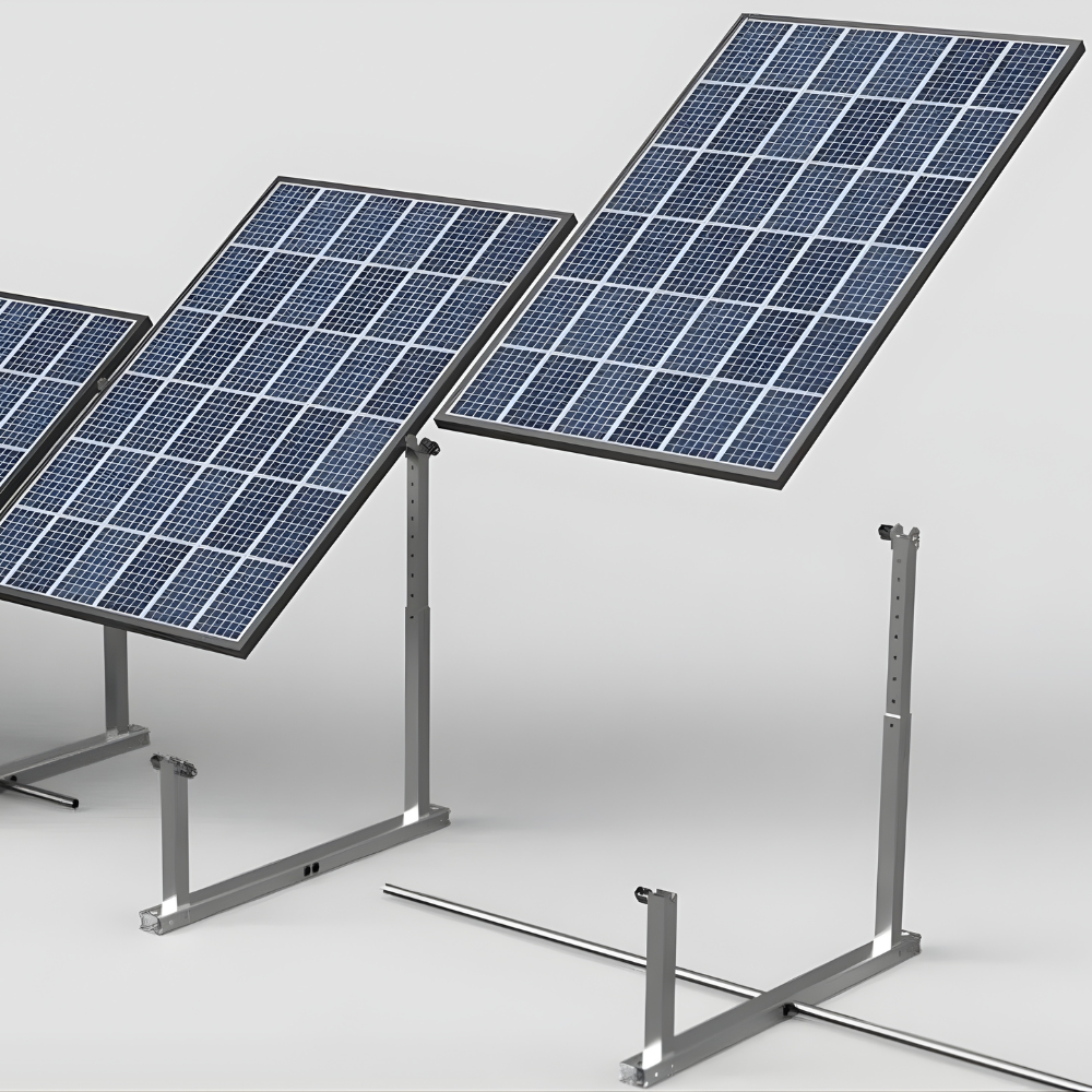IntegraRack BallastRack Support fixe réglable pour modules solaires - Aluminium