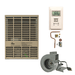 Empire DV210S 10000 Btu Propane Direct Vent Heater with thermostat and heater components.