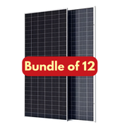 JA Solar 595W Bifacial Solar Panel - Bundle of 12