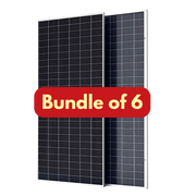 JA Solar 595W Bifacial Solar Panel - Bundle of 6