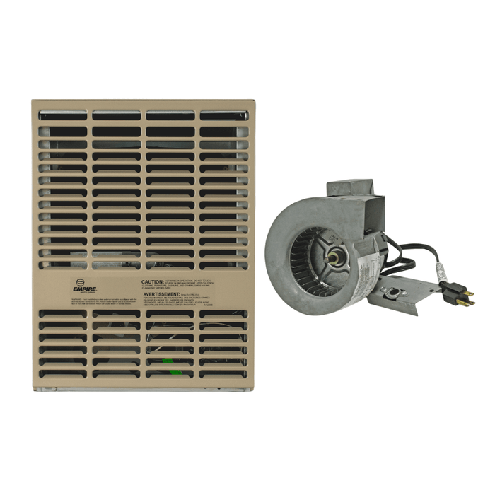 Empire Propane Direct Vent Heater DV210S 10000 Btu with accessories, clean heating solution, compact design for smaller spaces.