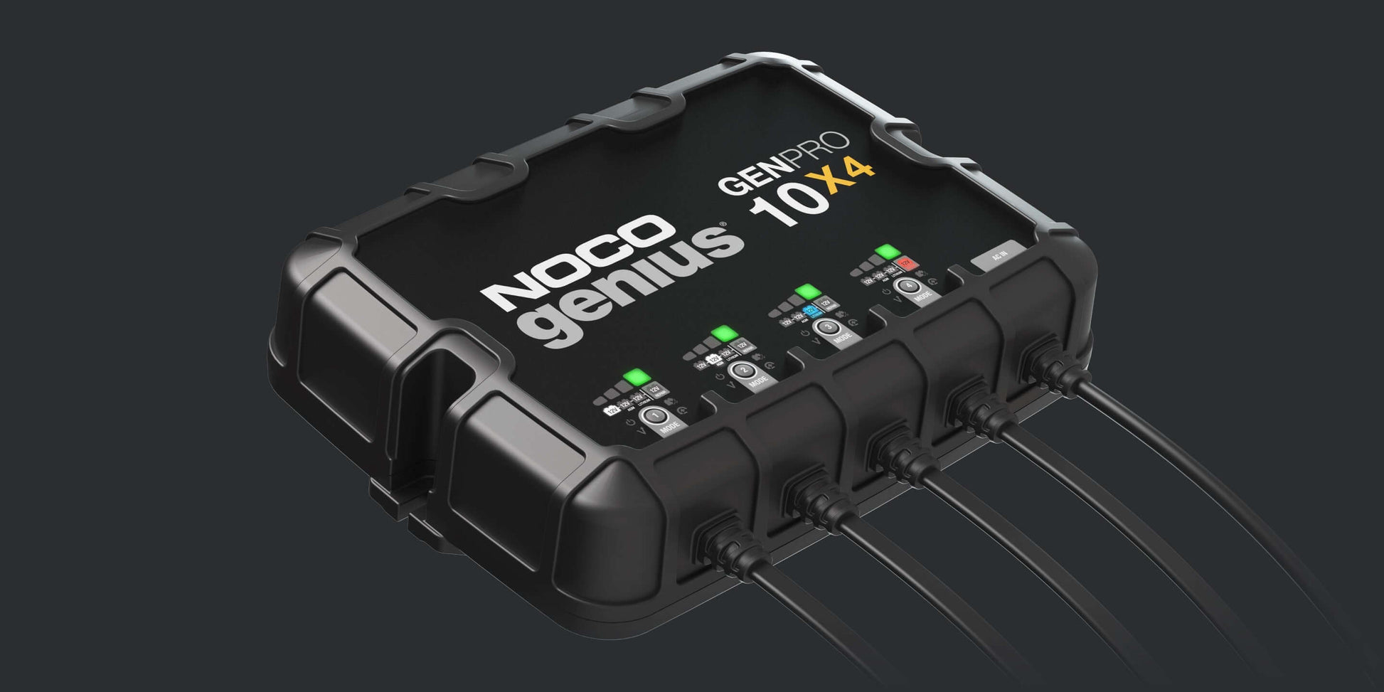 NOCO GENPRO10X4 40A 4-Bank Onboard Battery Charger for Marine Use at Cabin Depot