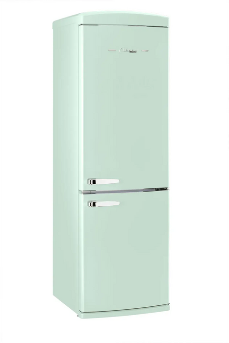 Unique 12 cu/ft 340L Classic Retro Bottom Mount Refrigerator - The Cabin Depot