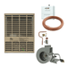 Empire Propane Direct Vent Heater DV210S 10000 Btu with included parts, thermostat, and accessories. Perfect for small spaces.