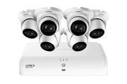Lorex Fusion 4K+ 2TB NVR with 6 Dome Cameras - 16 Channel, AI motion detection, for Cabin Depot security solutions.