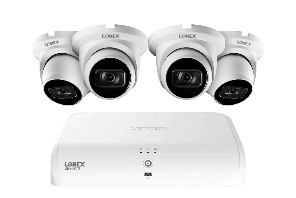 Lorex Fusion 4K 2TB NVR and 4 Dome IP Cameras System - 16 Channel, AI Motion Detection, Cabin Depot