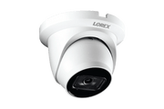 Lorex E842CD 4K IP Dome Camera in white for home and business security, available at Cabin Depot.