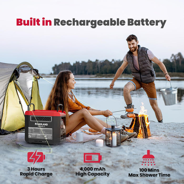 Calentador de agua portátil GaslandChef G3 Pro 20.000 BTU GoShower 3
