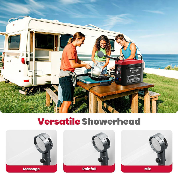 Calentador de agua portátil GaslandChef G3 Pro 20.000 BTU GoShower 3