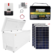 SunStar 21 Cu/Ft Solar/DC Chest Freezer Stand-Alone Solar Power System