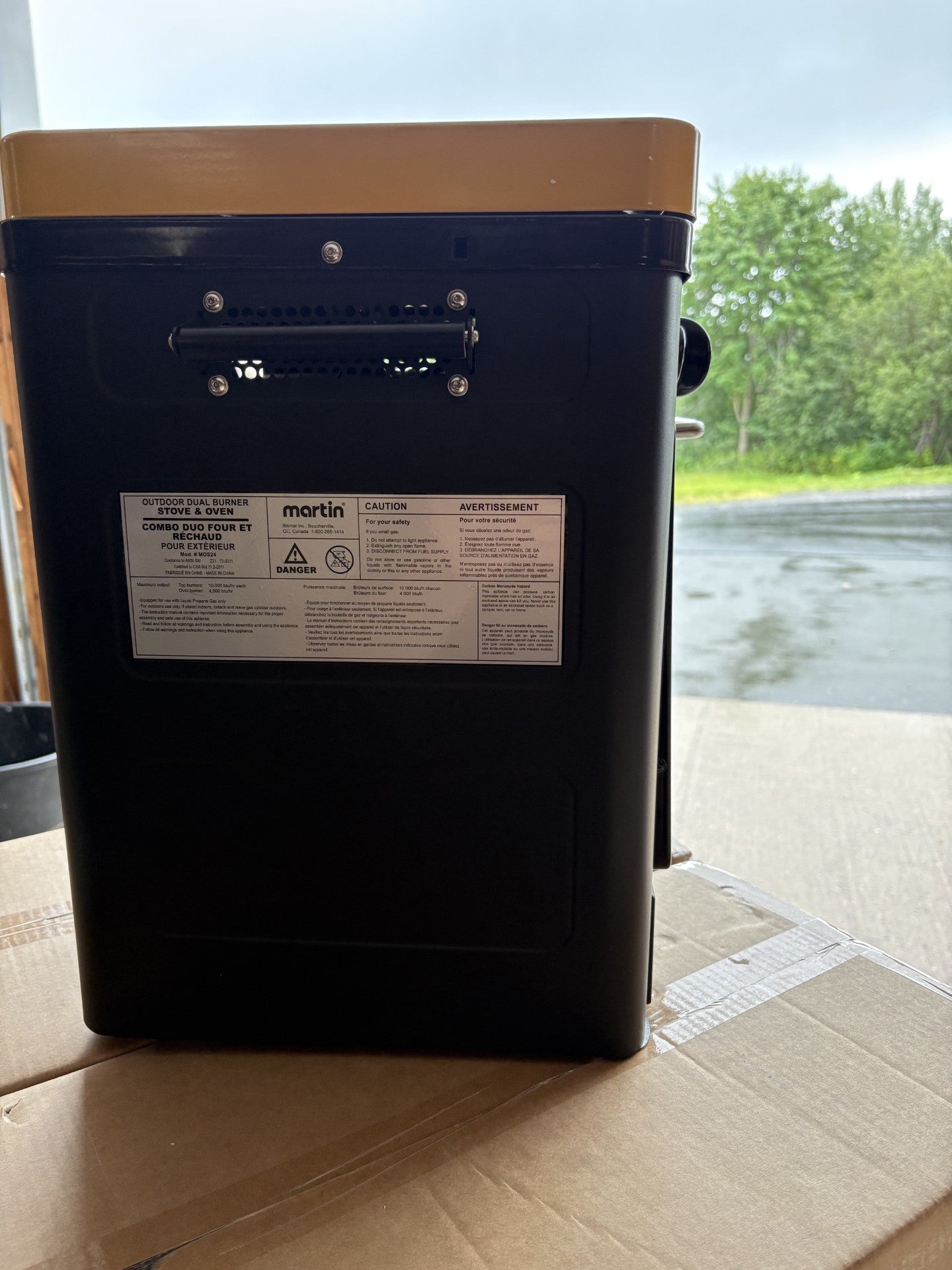 Martin 24,000 BTU Portable Oven And Stove Combo (Scratch & Dent)