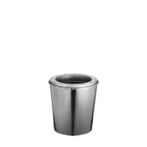 Summum Pro 48" 6" Diameter Chimney Section - 304 Stainless Steel - Mirror Finish - Available at Cabin Depot - Limited Lifetime Warranty