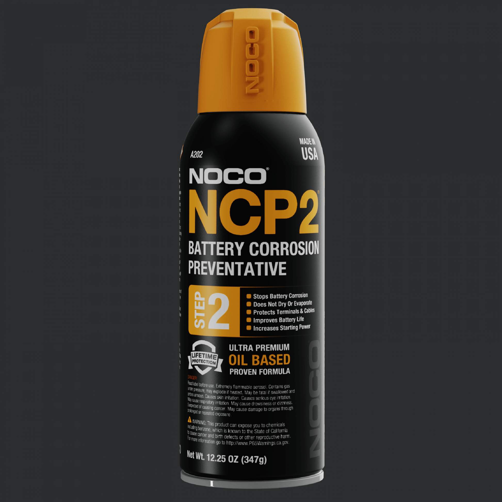 NOCO NCP2 Battery Corrosion Preventative 12oz at Cabin Depot; prevents acid fume corrosion, protects terminals, oil-based formula.