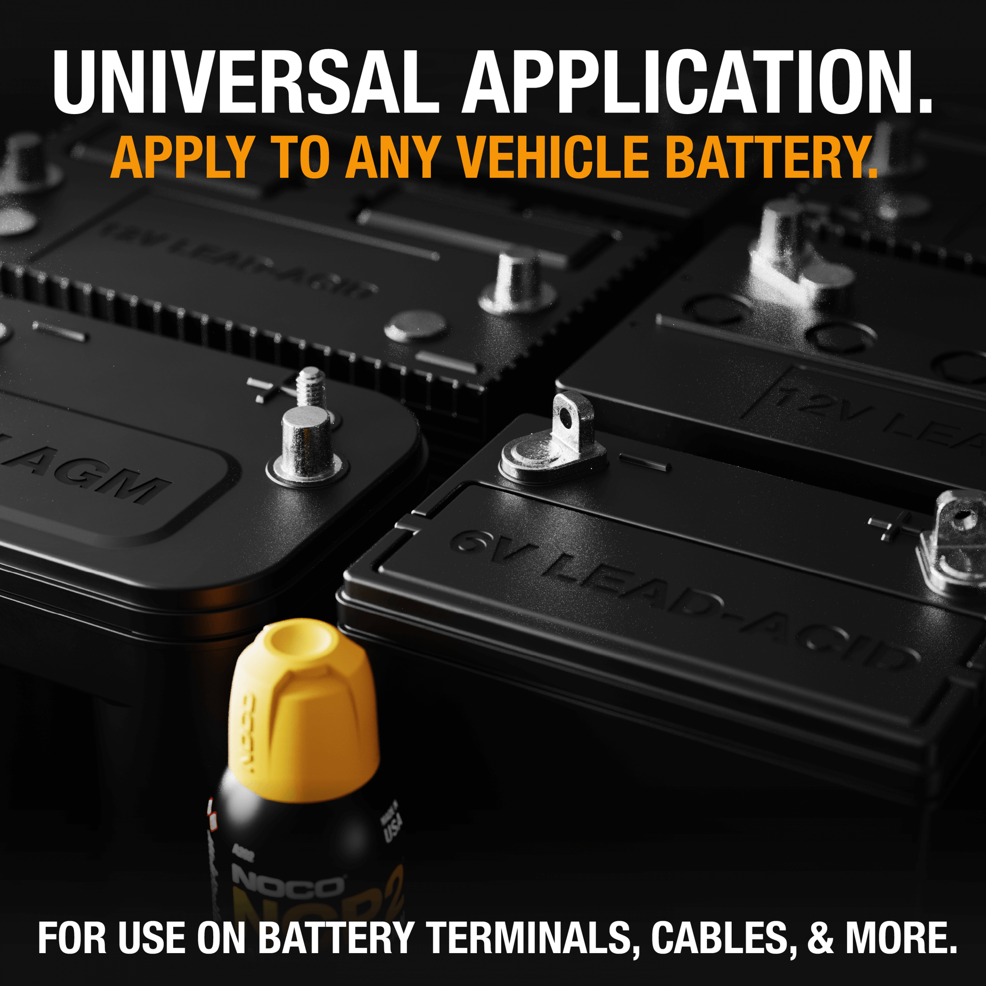 Alt Tag: NOCO A202 Battery Corrosion Preventative for Universal Application, suitable for terminals and cables. Available at Cabin Depot.