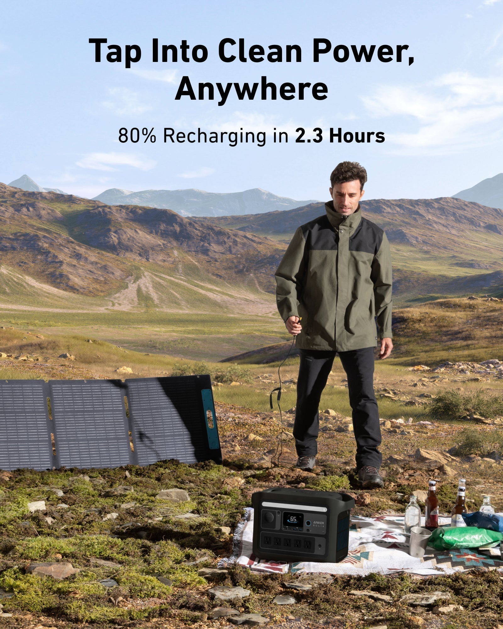 Anker SOLIX C800X Portable Power Station Clean Power, Anywhere