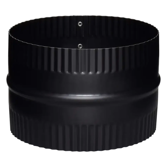 Imperial 6" Connector Union - Black Matte for pipe connection, available at Cabin Depot