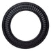 Black matte Imperial 6" trim collar made of 24-gauge crimped steel, scratch-resistant, UL certified.