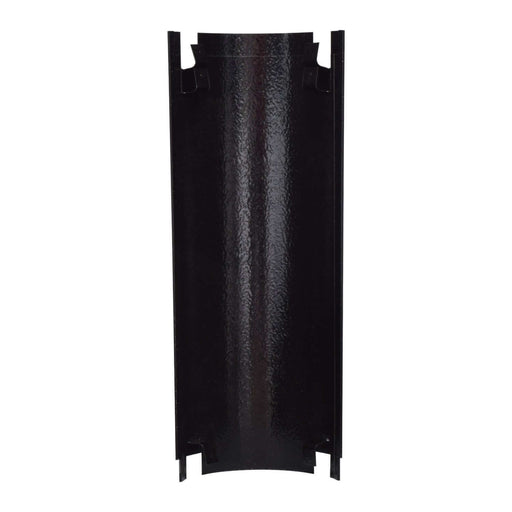 Adjustable stove pipe heat shield for wall and ceiling protection, fits 5" to 8" pipes, extends 22.5" to 42".