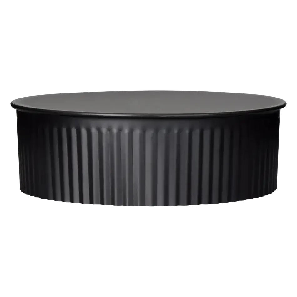 Imperial 6" Crimped End Cap SE Black Matte for flue pipes at Cabin Depot