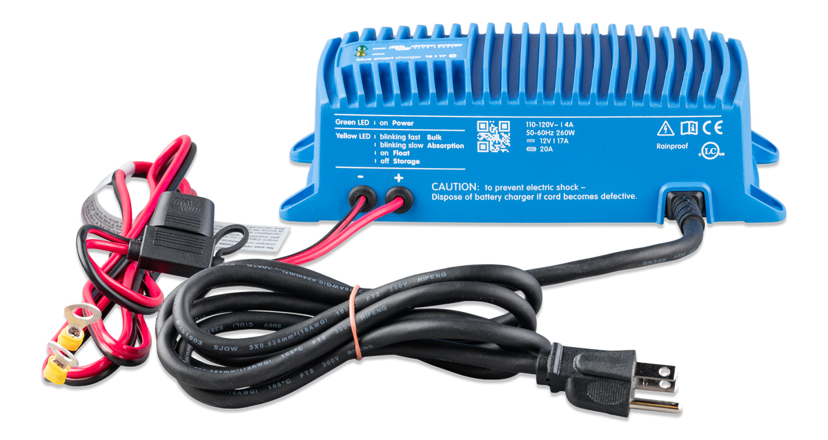 Victron Blue Smart IP67 Charger 12/17(1) 220V CEE 7/7