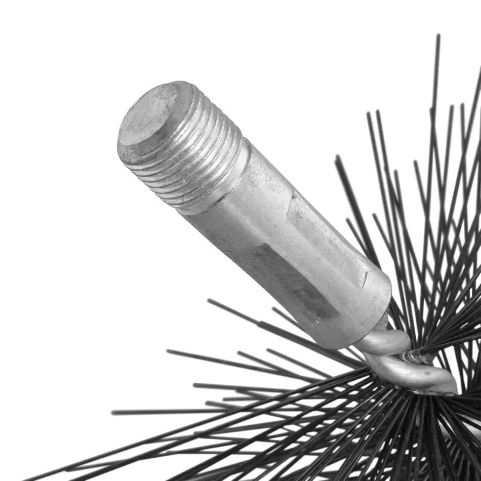Imperial 6" Polysweep Brush with polypropylene bristles for chimneys at Cabin Depot. Durable, for stainless steel and masonry use.