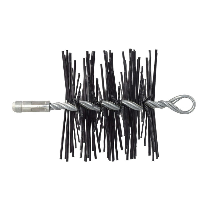 Imperial 6" Polysweep brush with polypropylene bristles for chimneys, suitable for stainless steel and masonry, not for warm use.