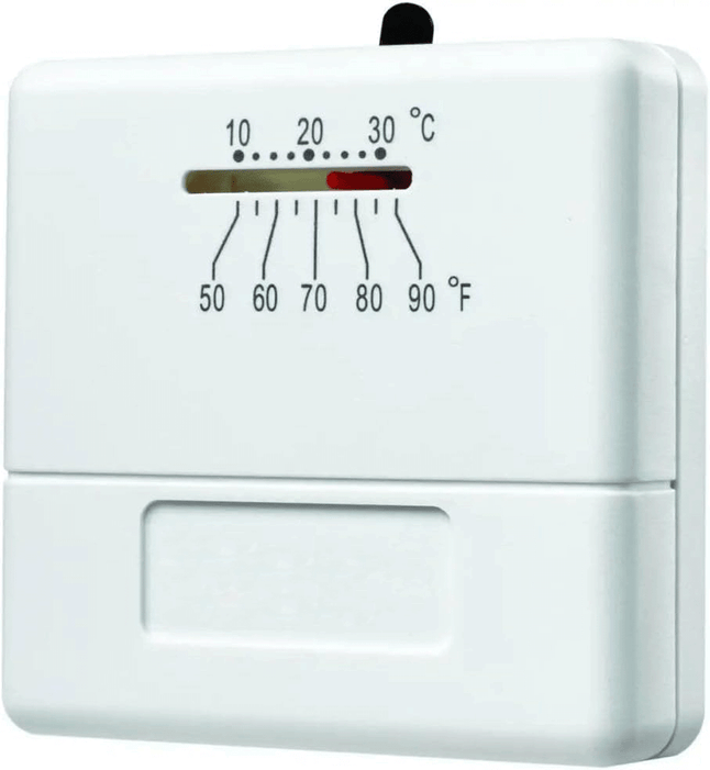 Wall thermostat for millivolt fireplaces, compatible with Empire Direct Vent models.