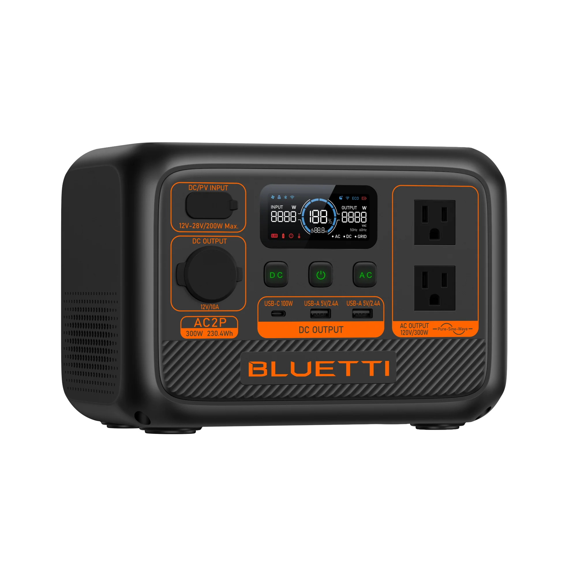Bluetti AC2P 230.4Wh Premium Power Station