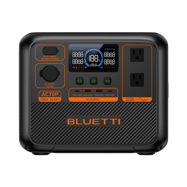 Bluetti AC70P 864Wh Premium Power Station